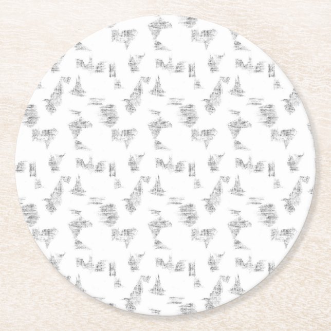 Lyft ditt varumärke med högkvalitativa papperscoat underlägg papper rund (Framsidan)