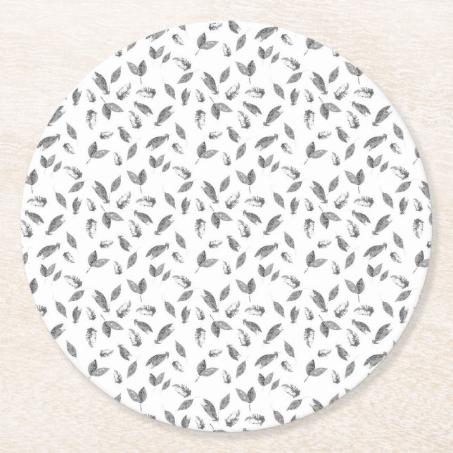 Lyft ditt varumärke med högkvalitativa pappersfodr underlägg papper rund (Framsidan)