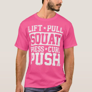 Lyft Drag Styrketräning Gym Viktlyftning Bodybuild T Shirt