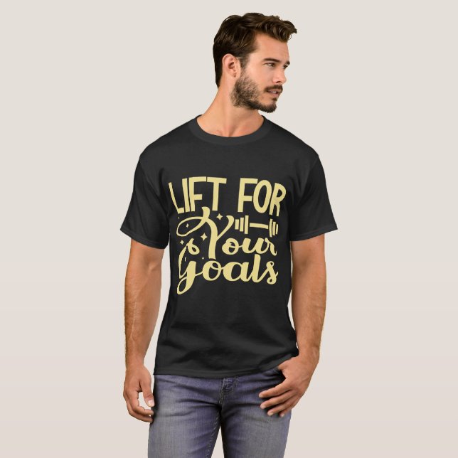 Lyft För Dina Mål T Shirt (Hel framsida)
