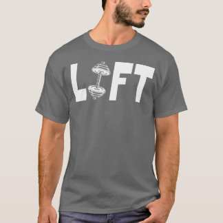 Lyft Lyftande Gym Citat T Shirt