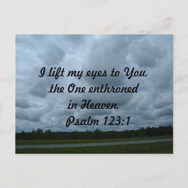 Lyft min ögon vykort (Framsida)