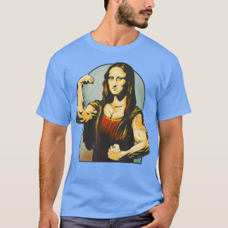 Lyft Mona Lisa Fitness Bodybuilding T Shirt