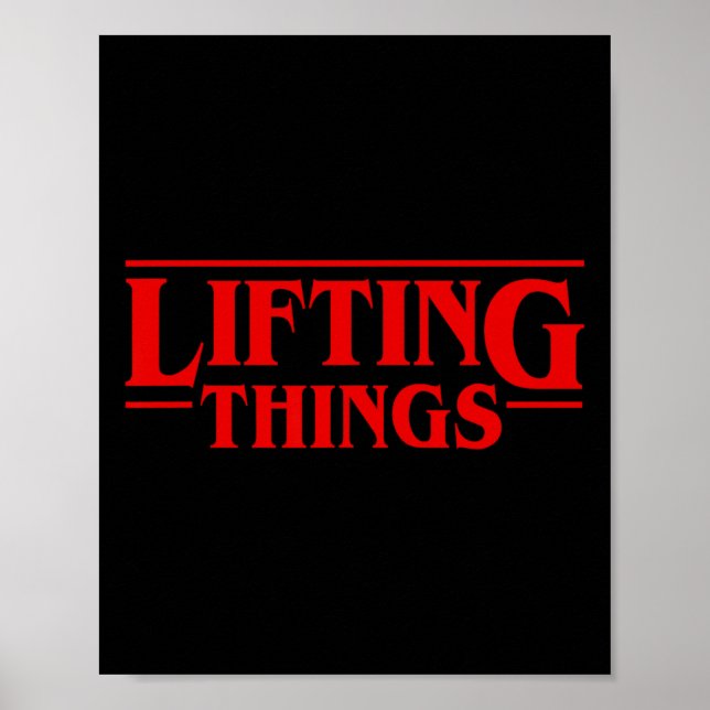 Lyft Sak Funny Deadlift Squat Bench Gym Body Poster (Framsidan)