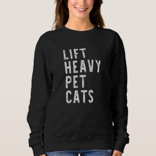 Lyft Tunga Husdjur Katter Gym Träning Viktlyftning T Shirt