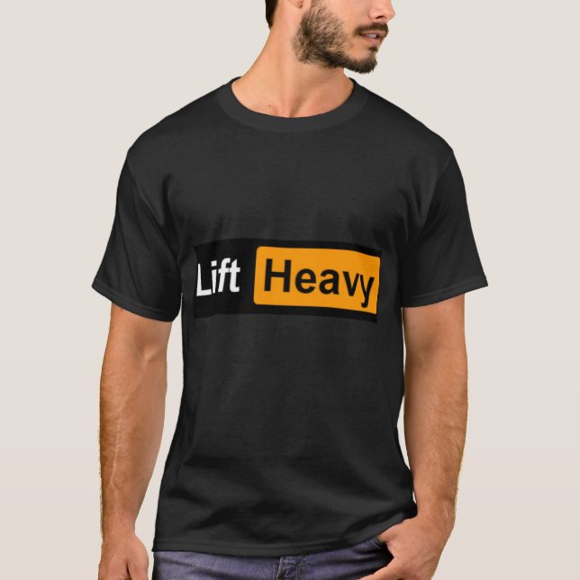 Lyft tungt pojke t shirt (Framsida)