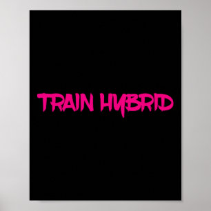 Lyft Tungt Spring Långt Hybrid Sport Fitness Löpni Poster