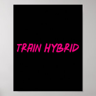 Lyft Tungt Spring Långt Hybrid Sport Fitness Löpni Poster