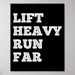Lyft Tungt Spring Långt Hybrid Sport Fitness Löpni Poster