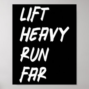 Lyft Tungt Spring Långt Hybrid Sport Fitness Löpni Poster