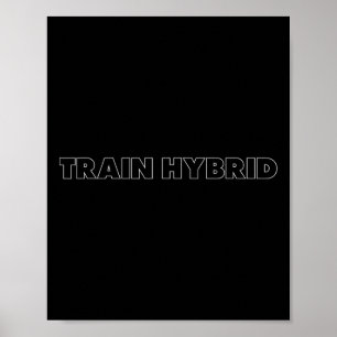 Lyft Tungt Spring Långt Hybrid Sport Fitness Löpni Poster