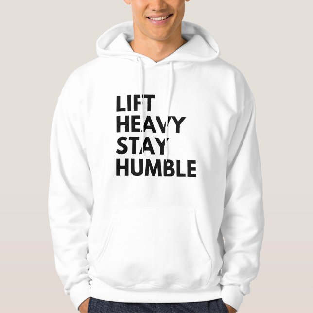 LYFT TUNGT VAR ÖDMJUK HOODIE (Framsida)
