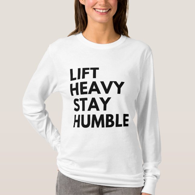 LYFT TUNGT VAR ÖDMJUK T SHIRT (Framsida)