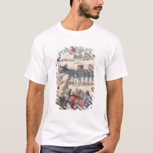 Lyfta av den franska flagga på Timbuktu Tee