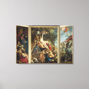 Lyfta av kor, 1610-11 (olja på panel) canvastryck