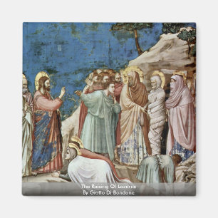 Lyfta av Lazarus av Giotto Di Bondone Magnet