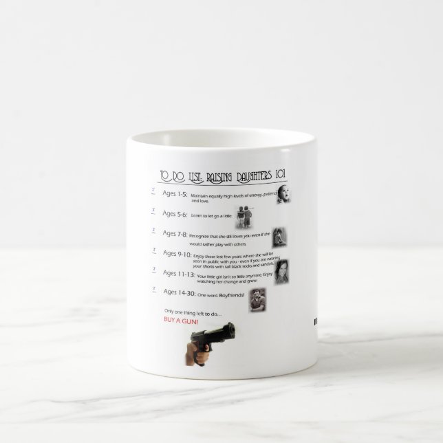 Lyfta döttrar 101 kaffemugg (Center)