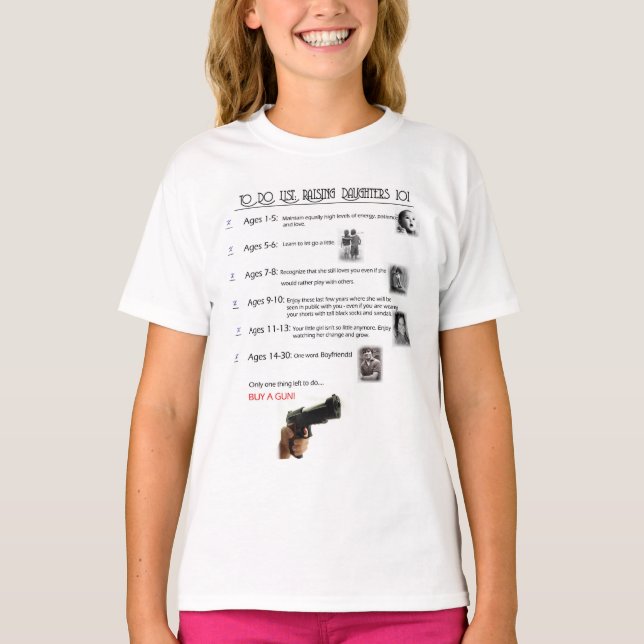 Lyfta döttrar 101 t-shirt (Framsida)