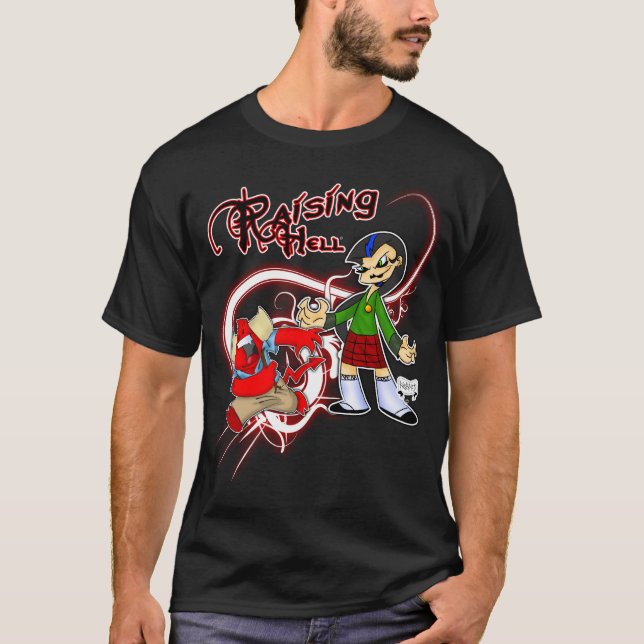Lyfta helvete: Kväll & Keith Tee Shirt (Framsida)