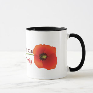 Lyfta vallmomuggen mugg