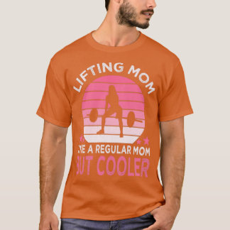 Lyftande av Mamma bästa Mamma-Mors dag-gåvan T Shirt