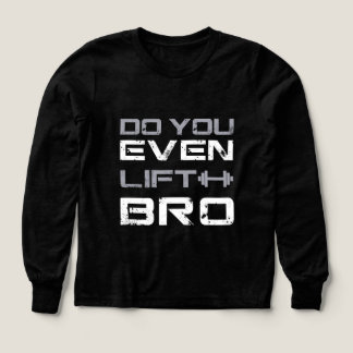 lyftande bror Bro Rolig Gym Typografi T Shirt