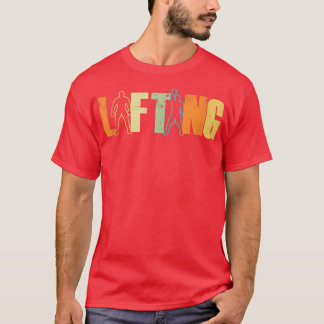 Lyftande gym Hiss Weightlyftande Workout T Shirt