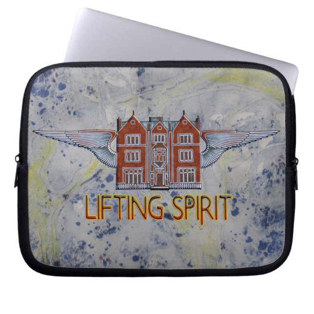Lyftande själ laptop sleeve (Framsidan)