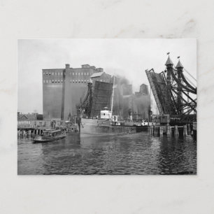 Lyftbrygga, Buffalo, NY: 1900 Vykort