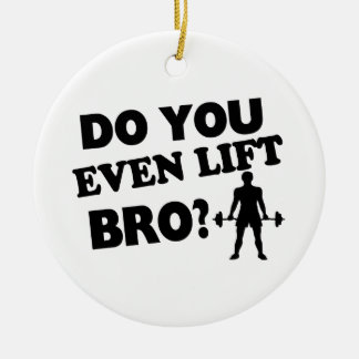 Lyfter du även Bro? Julgransprydnad Keramik