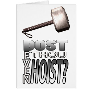 Lyfter du även? hälsningskort