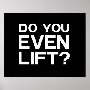 Lyfter du även? poster