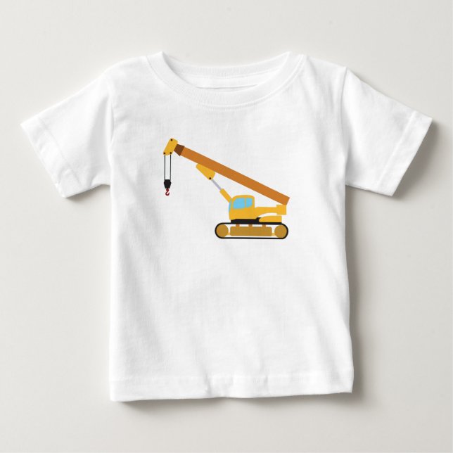 Lyftkran lastbil t shirt (Framsida)