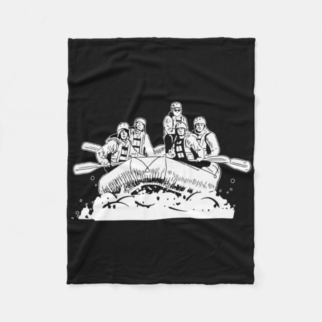 Lyftning - Boot White Vatten Rafter Fleecefilt (Framsidan)