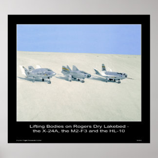 Lyftorgan på Rogers Dry Lakebed Poster