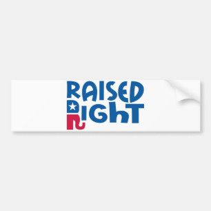 Lyftt höger konservativ republikan! bildekal
