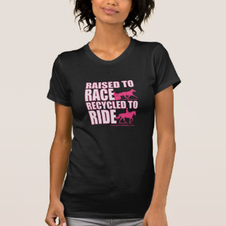 Lyftt till tävlingen som återanvänds för att rida t-shirt
