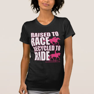 Lyftt till tävlingen som återanvänds för att rida tee shirt