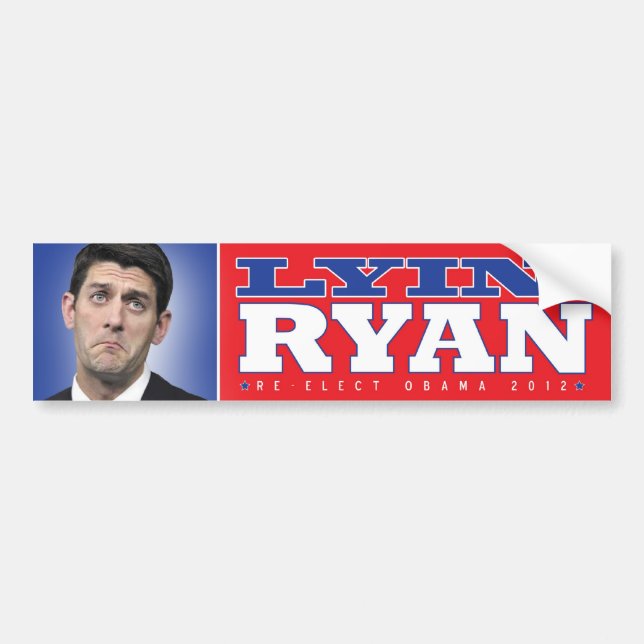 Lyin Paul Ryan bildekal (Framsidan)