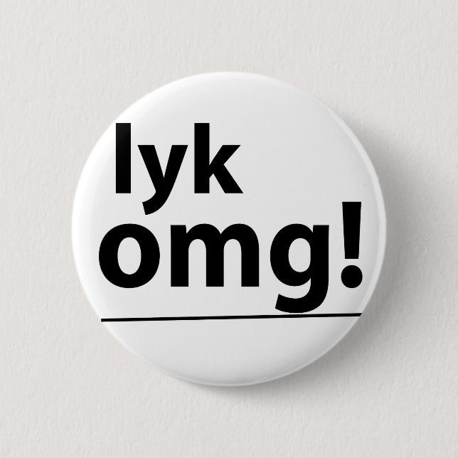 Lyk OMG! Emblem Knapp (Framsida)