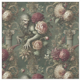 Lykantropisk verdant - Gothic Classic Tile Tyg