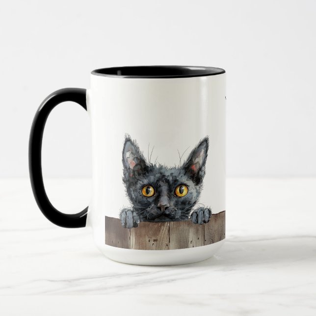 Lykoi Cat Mugg (Vänster)