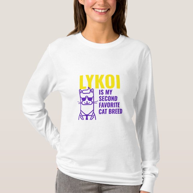 Lykoi favoritkattras t shirt (Framsida)