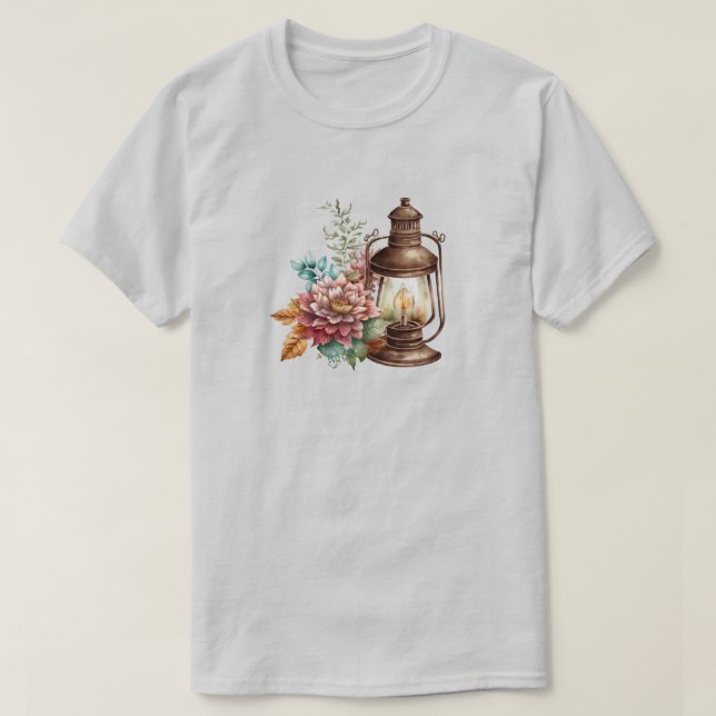 Lykt-T-Shirt T Shirt (Design framsida)