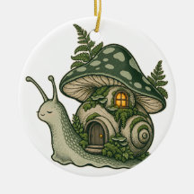 Lykta Snigel Svamp Stugga Ornament