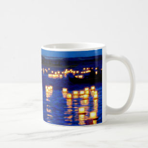 Lykta som flyter festival kaffemugg