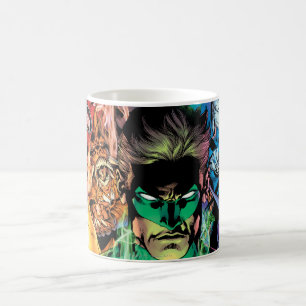 Lyktakårgrupp med färger kaffemugg