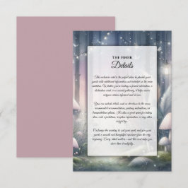 Lyktljus Drömmar Förtrollad Skog Tilläggskort