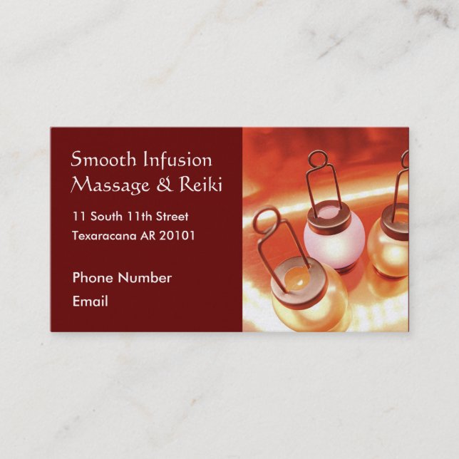 Lyktor med stearinljus tidsbeställning kort (Framsida)