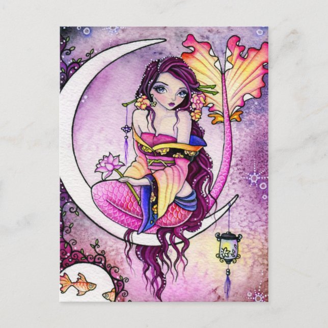 Lyktsken Natt - Postkort Vykort (Framsida)